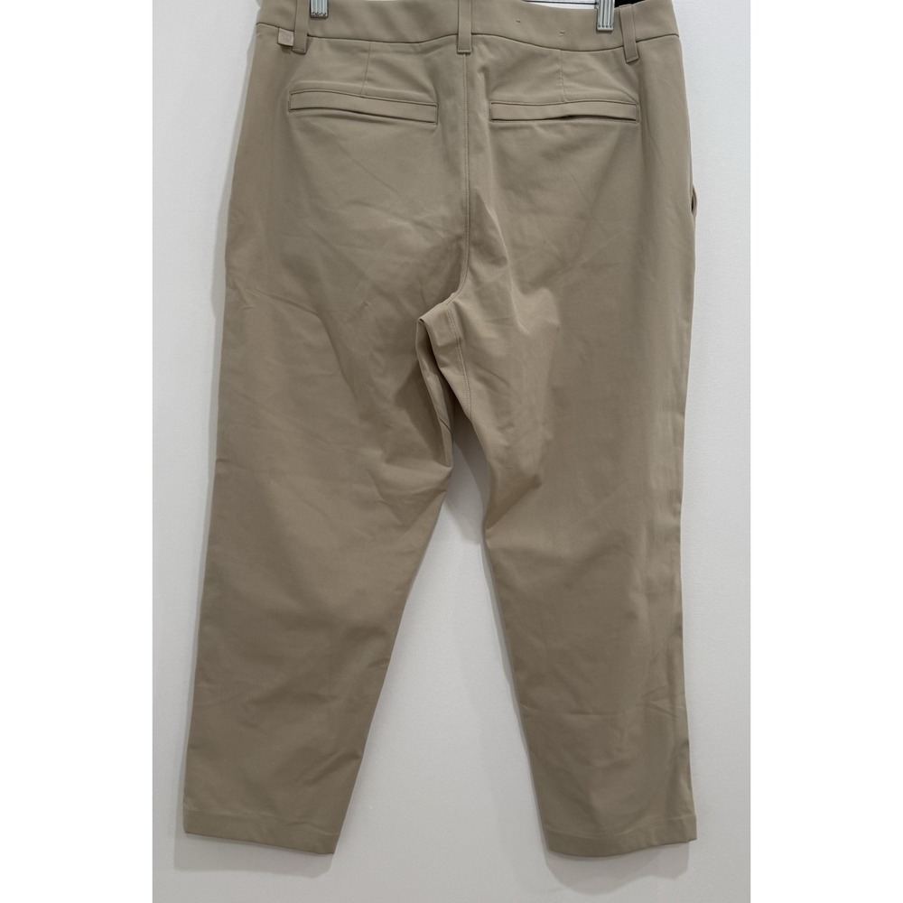 Lululemon ABC Classic-Fit Trouser Beige Performance Size 35X26 LM5AR15 - Picture 2 of 6